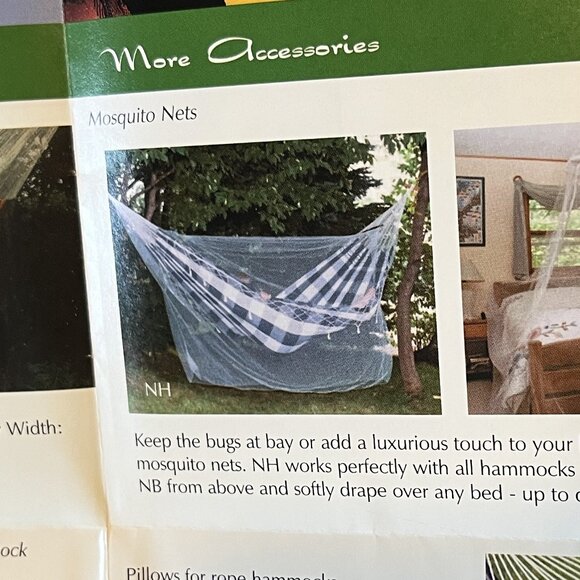 NWOT GOLDEN HAMMOCKS 1-Person 100% Nylon Camping Hammock With Mosquito Net - Picture 2 of 5